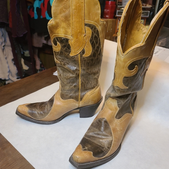 Almost new sterling river cowboy boots size 9.5 - Picture 6 of 14
